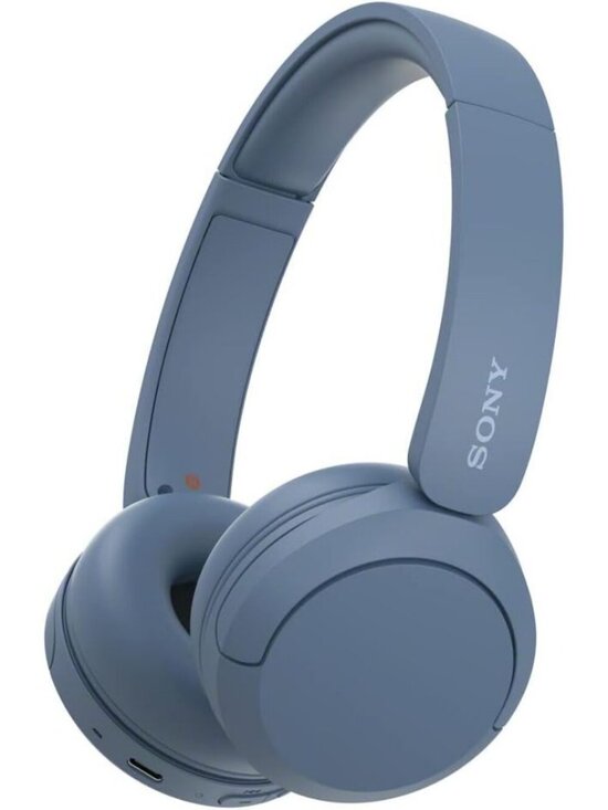 Other - Wireless Blue WH-CH520 Microphone 50 Hours Battery On-Ear Bluetooth Headphones